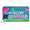 Gaviscon Double Action Tabs Heartburn Indigestion Mint 24S