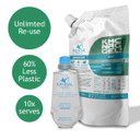 Kmc Nrg Gel+ Caffeine Energy Gel Mint Refill + Flask Bundle