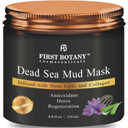 100% Natural Mineral-Infused Dead Sea Mud Mask 8.8 Oz W/ Stem Cells For Facial Treatment, Skin Cleanser, Pore Reducer, Anti Aging, Acne Treatment, Blackhead Remover, Cellulite & Natural Moisturizer