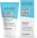 Acure Incredibly Clear Charcoal Lemonade Mask | For Oily To Normal & Acne Prone Skin | Charcoal, Lemon & Clay - Draws Out Impurities | 1.7 Fl Oz