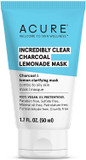 Acure Incredibly Clear Charcoal Lemonade Mask | For Oily To Normal & Acne Prone Skin | Charcoal, Lemon & Clay - Draws Out Impurities | 1.7 Fl Oz