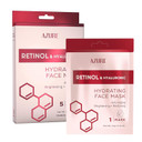 AZURE Retinol & Hyaluronic Acid Anti Aging Facial Sheet Mask - Rejuvenating & Hydrating Face Mask - Helps Reduce Fine Lines & Wrinkles, Smooths & Repairs - Skin Care Made in Korea - 5 PackRetinol & Hyaluronic