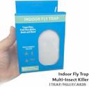 Home Indoor Plug-in Fly Trap – Electric Fruit Fly & Gnat Catcher, 400 Sq Ft Coverage (1 Device + 8 Glue Cards) Home Indoor Plug-in Fly Trap – Electric Fruit Fly & Gnat Catcher, 400 Sq Ft Coverage (1 Device + 8 Glue Cards)