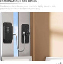 VALUEVIBES Combination Fridge Lock, Cabinet Dresser Lock Cupboard Lock, Refrigerator Window Lock, Fridge Lock Rubber Mallet Small