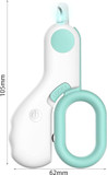 Small Animal Nail Clipper, Cat Nail Clipper with LED Light, Best Cat Claw Care Kit for Home Grooming, Professional Grooming Tool for Small Dog Cat Puppy Kitten