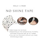 VALUEVIBES No-Shine Waterproof Hair System Tape – Double-Sided, All-Weather Adhesive for Natural Look & Easy Removal(5Pcs)