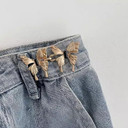 Butterfly Jeans Tight Buttons – Adjustable No-Sew Waist Tightener for Jeans and More 57mm, Metal (Packof2)