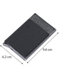 VALUEVIBES Card Case, Slim Card Holder Wallet, RFID Blocking Metal Pop-Up Credit Card Case, 12-Card Capacity Minimalist Wallet for Men (Black)