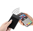 VALUEVIBES Card Case, Slim Card Holder Wallet, RFID Blocking Metal Pop-Up Credit Card Case, 12-Card Capacity Minimalist Wallet for Men (Black)