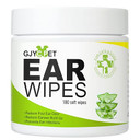 GJYC PET Dog Ear Wipes – 100 Gentle, Pre-Moistened Wipes for Cleaning Dogs' and Cats' Ears, Removes Wax & Debris