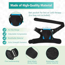 Shoulder Brace Support, Joint Pain Relief Stabilizer, Adjustable Left & Right Shoulder Support Bandage, shoulder fixers, anti-injury shoulder pads