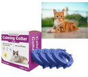 Adjustable Calming Collar for Cats & Dogs – Pheromone-Infused Anxiety Relief for Stress, Aggression, Separation, and Travel – Fits Blue