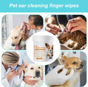 Pet Ear Finger Wipes – Aloe & Chamomile Finger‑Fit Ear Cleaner for Dogs, Cats & Small Animals (50pcs)
