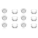 Silicone Backs Replacements – Hypoallergenic Locking Earring Backs for Studs & Heavy Earrings, Soft Clear Earring Stoppers for Adults & Kids(6 Pairs)