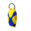 Pack of 2 pealess coach whistles with lanyards, ideal for sports, training, lifeguards, and emergency use.