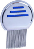 Ruluti 1 Pc Lice Removal Comb Stainless Steel Reusable Headlice Nit Removal Lice Comb Grooves for Kids Adults Pets Head Lice Treatment Removes Louse