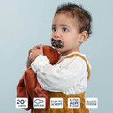 Difrax - Natural Pacifier - 20+ Months - Brown - 2 Pieces