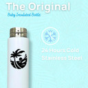 Insulated Baby Bottle (6 oz., White)