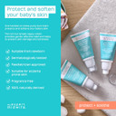 My Expert Midwife Newborn Baby Mega Mild Skin Saviours Kit | Clean Natural Ingredients | Suitable for Sensitive Skin + Fragrance Free | Set of 3 with Baby Nappy Cream, Skin Salve, Dribble Defence