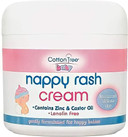 Scotvision 3 x Nauge Nappy Rash cream Zinc & Castor oil 200ml Lanolin Free ( Formerly Cotton Tree)