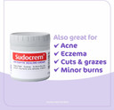 Sudocrem® Antiseptic Healing Cream, Zinc Oxide Cream for Nappy Rash, Eczema, Acne, and Minor Burns, 250g (Pack of 1)
