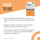 Blephaclean PF Daily Eyelid Wipes - Gentle Cleansing for the eyelids and skin around the eyes | Suitable for Babies (over 3 months old), children & adults | 20 Sterile Plastic-Free Wipes