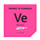 It'S Skin Power 10 Formula Ve Mask Sheet Set 10 Sheets | Hydrating Face Masks Moisturizing Face Mask Brightening Face Masks Soothing Face Mask | Korean Skincare Vitamin E Sheet Mask For Dry Skinve Mask