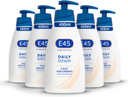 E45 Daily Lotion 400 ml for all Skin Types  Hydrating Non-Greasy Lightweight Moisturiser - Perfume-Free Long Lasting Body Face Hand Cream - Dermatologically Tested
