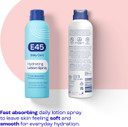 E45 Hydrating Lotion Spray 200ml Normal to Dry Skin - Fast Absorbing Moisturiser for Soft Skin and Lasting Hydration - Daily Lotion for Dry Sensitive Skin  Suitable for Eczema Prone Skin