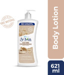 ST. Ives Soothing Hand and Body Lotion Moisturiser for Dry Skin Oatmeal and Shea Butter Made with 100 Percent Natural Moisturisers 21 oz, 621ml