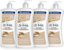 St. Ives Soothing Hand and Body Lotion Moisturiser for Dry Skin Oatmeal and Shea Butter Made with 100 percent Natural Moisturizers 21 oz, Pack of 4