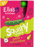 Ella's Kitchen Squishy Snack Pear + Cucumber 3+ Years 4 x 100g