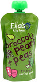 Ella's Kitchen From 4 Months Organic Broccoli, Pear and Peas, 120g