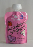 Ella's Kitchen Organic Greek Yoghurt and Strawberry, 90g strawberries