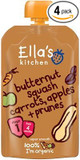 Ella's Kitchen - Stage 1 Baby Food - Butternut Squash, Carrots, Apples & Prunes - 120g (Pack of 4) Ella's Kitchen - Stage 1 Baby Food - Butternut Squash, Carrots, Apples & Prunes - 120g (Pack of 4)