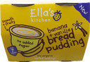 Ella's Kitchen Organic Banana and Vanilla Bread Pudding, 4 x 80g