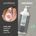 Shower Gel with 4-Terpineol known from Tea Tree Oil 1000 ml - Body Wash helps Pimples, Athlete's Foot, Ringworm, Jock Itch, Acne & Body Odor Shower Gel with 4-Terpineol known from Tea Tree Oil 1000 ml - Body Wash helps Pimples, Athlete's Foot, Ringworm, Jock Itch, Acne & Body Odor