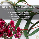 MANUKA DEFENSE Healing Balm with New Zealand Manuka & Australian Tea Tree Oil, Intensive Moisture Soothes + Softens Skin Irritations such as Eczema, Skin Rashes, Dry Skin - 2 oz