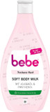 bebe Soft Body Milk (400 ml), Fast Absorbing Body Lotion with Jojoba Oil & Panthenol for Dry Skin, Gently Scented, Moisturises 24 Hours
