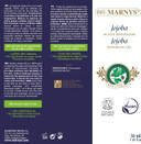 MARNYS Jojoba Oil, 100% Natural Repair Oil, Oil for Oily or Mixed Skin and Hair, Moisturising for Hair, Face, Cuticles, Body and Nails - Bottle 50 ml