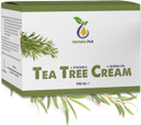 Tea Tree Oil Cream 100ml, 100% organic & vegan, natural cosmetics care for blemished skin, inflammatory skin conditions, anti-pimples and acne