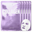 Lapcos Aloe Sheet Mask, Daily Face Mask With Cucumber And Aloe Gel To Calm And Moisturize Skin, Korean Beauty Favorite, 5-Pack