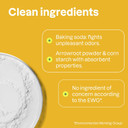 ATTITUDE Plastic-Free Deodorant, EWG Verified, Aluminum Free, Vegan Naturally Sourced Body Deodorants for Women & Men, Dermatologically Tested, Unscented, 85 grams