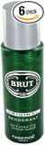 Brut Deodorant Spray Original 6pk 200ML