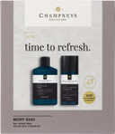 Champneys Body Duo, Anti-Perspirant Deodorant 150 ml, Hair & Body Wash 200 ml