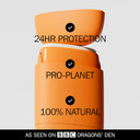 Fussy - Natural Refillable Deodorant - Burnt Orange Case & Variety Refill Pack - Wide Eyed Citrus, Night Tales Flora & Wavy Days Mint - Aluminium Free - Vegan & Cruelty Free - 100% Natural & Effective