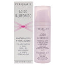 L'Erbolario Hyaluronic Acid Triple Action Face Mask - Creamy Texture Treatment - Leaves Skin Compact, Moisturized And Surprisingly Radiant - With Hyaluronic Acid And Extract Of Snow Algae - 1.6 Oz