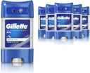 Gillette Antiperspirant Deodorant Gel For Men, 420 ml (70 ml x 6), 48-Hour Invisible Sweat and Odour Protection, Artic Ice