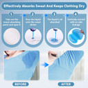 200Pcs Armpit Sweat Pads, Disposable Underarm Sweat Pad Under Arm for Men Women, Invisible & Ultra-Thin & Soft Sweat Pads for Outdoor Daily Wear