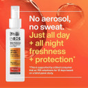 INEOS Skin Science, All Day + Night 24H Freshness + Protection Antipersprirant Deodorant Mist Spray Mandarin + Sandalwood, Aerosol Free + Lasts 10X Longer Than Ordinary Antiperspirant, Plant Powered